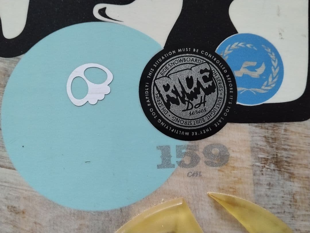 スノーボード 3点セット RIDE DH 159cm ビン ブーツ 28cm