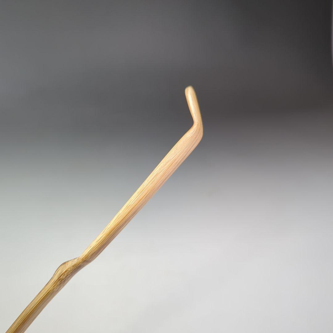 イ398 竹茶杓『大徳寺　辻常閑　極箱　銘《神光》』『竹高斎　下削り』茶道具