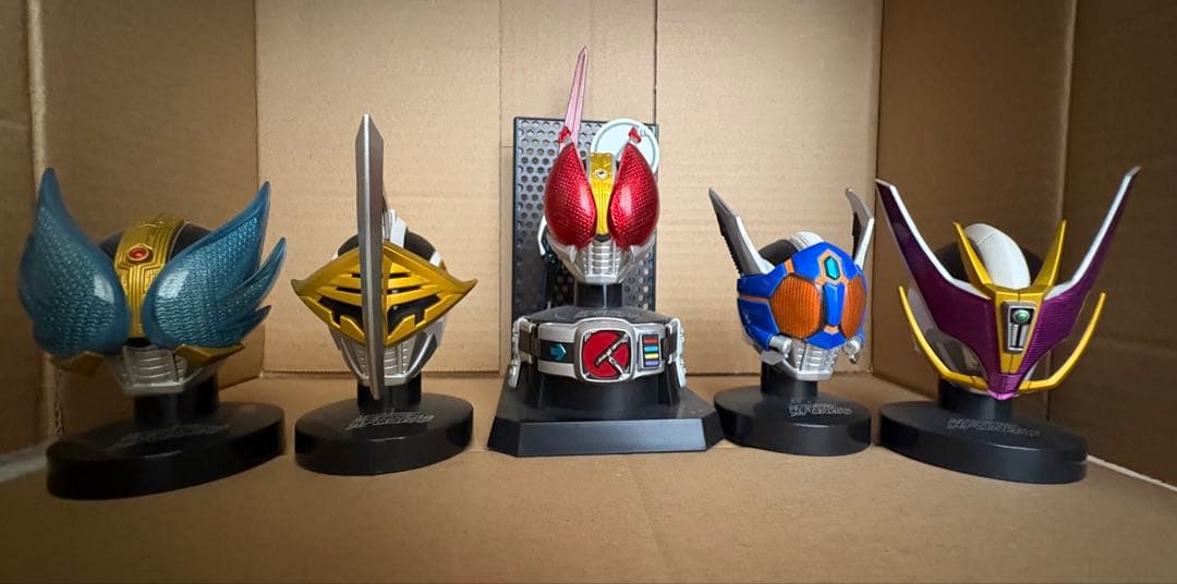 仮面ライダー 電王マスクコレクション19体セット＋プレバン限定台座