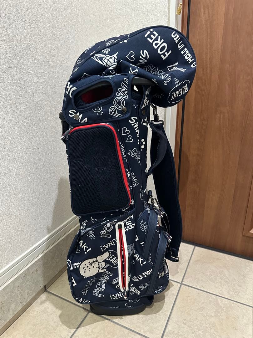 BEAMS GOLFスヌーピーコラボ　キャディバッグ