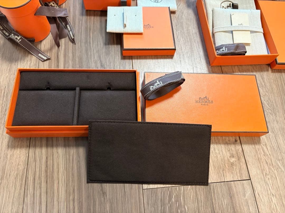 HERMES ショッパー　ギフト包装用アイテム セット