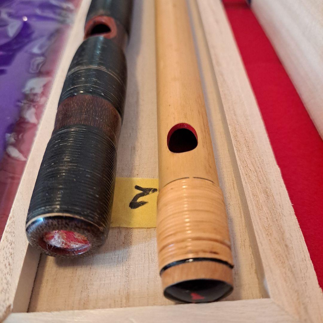 和楽器　能管と篠笛