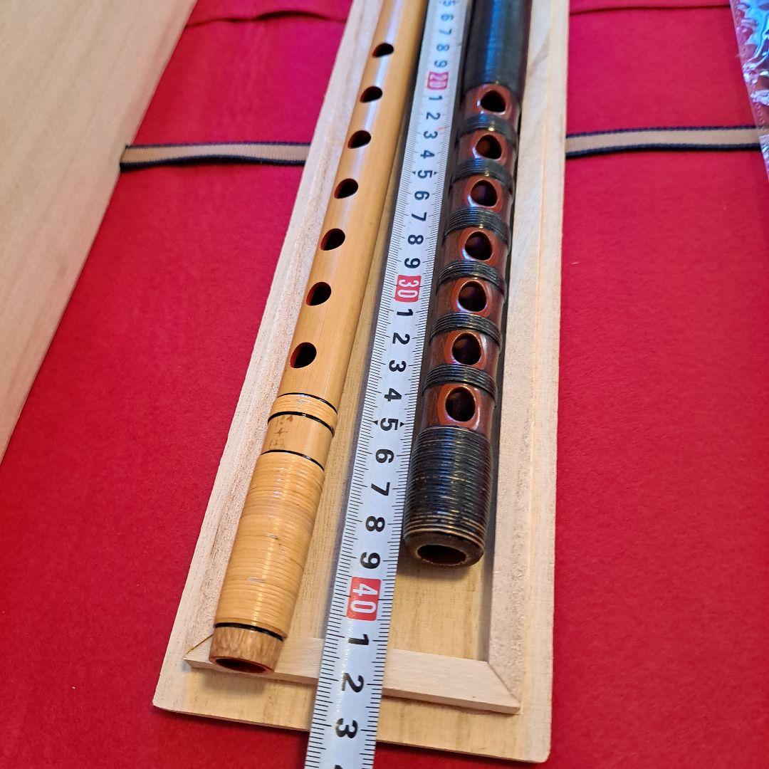 和楽器　能管と篠笛