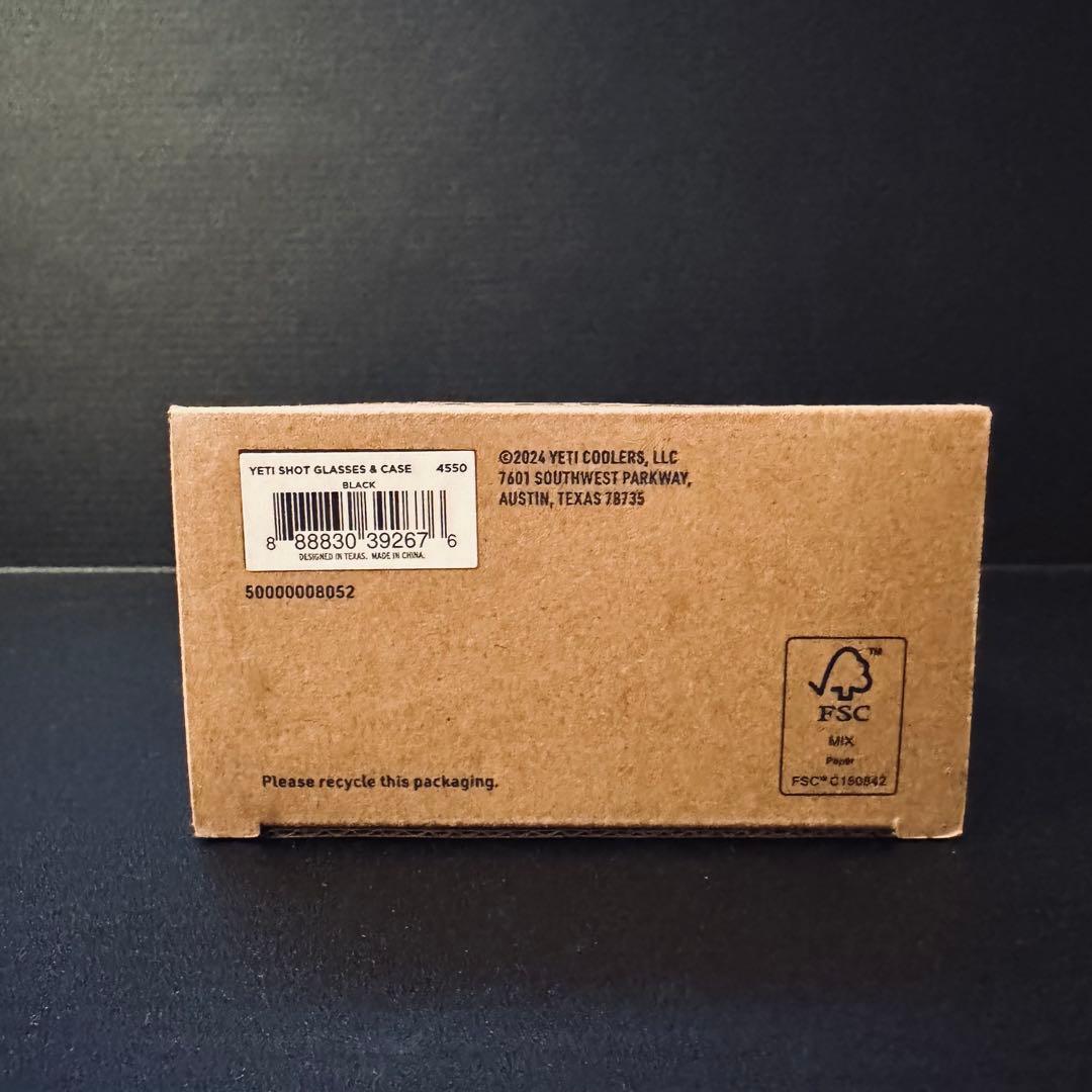 【新品未使用】YETI ショットグラス ステンレス ブラック