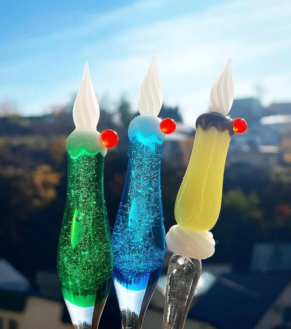 【新品未開封 】ASTRO CRAFTブルーハワイ ガラスペン　アストロクラフト