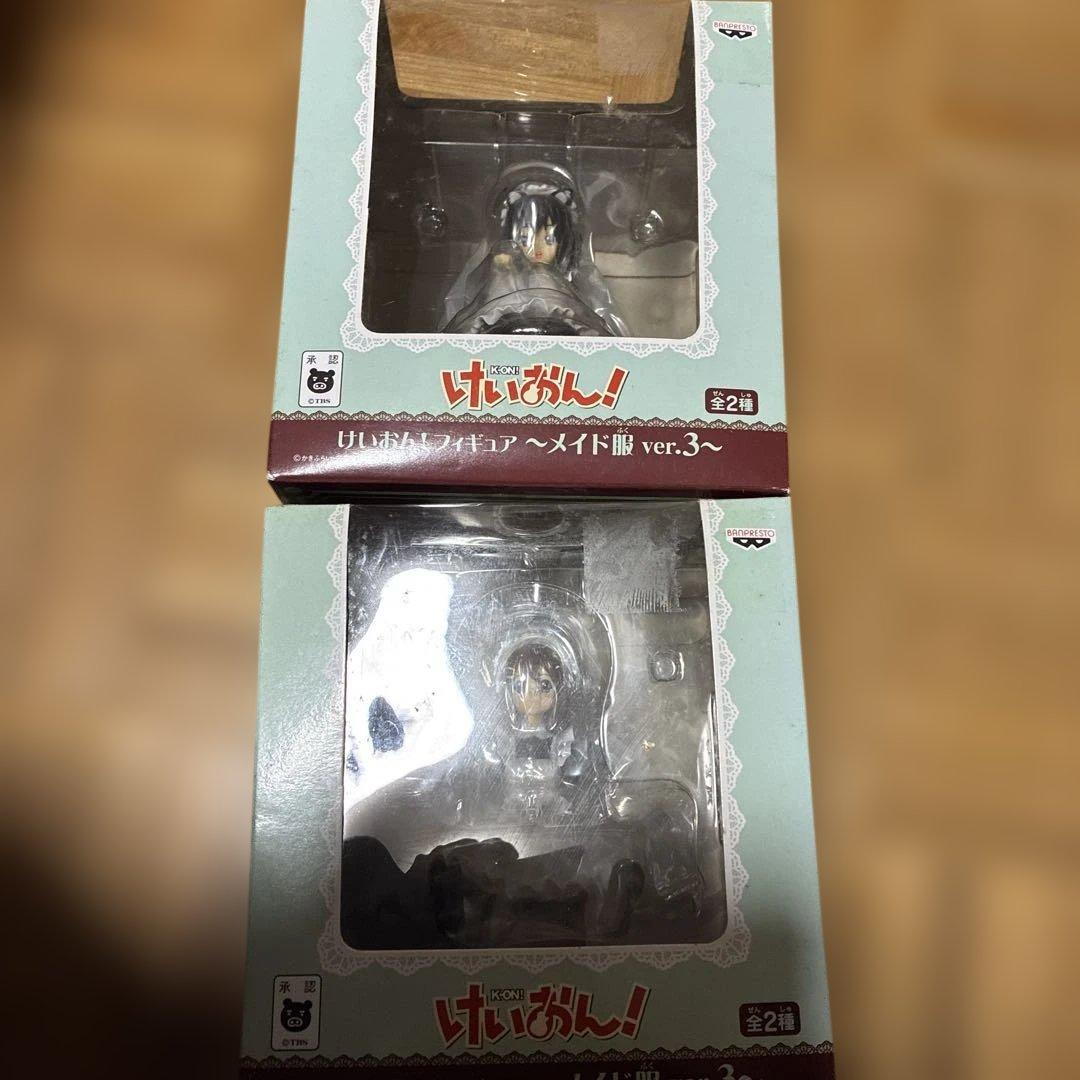 けいおん！　中野梓、平沢唯　メイド服フィギュア2体セット