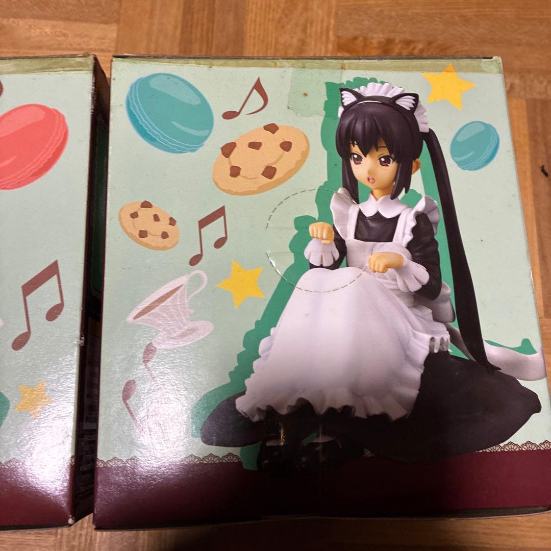 けいおん！　中野梓、平沢唯　メイド服フィギュア2体セット