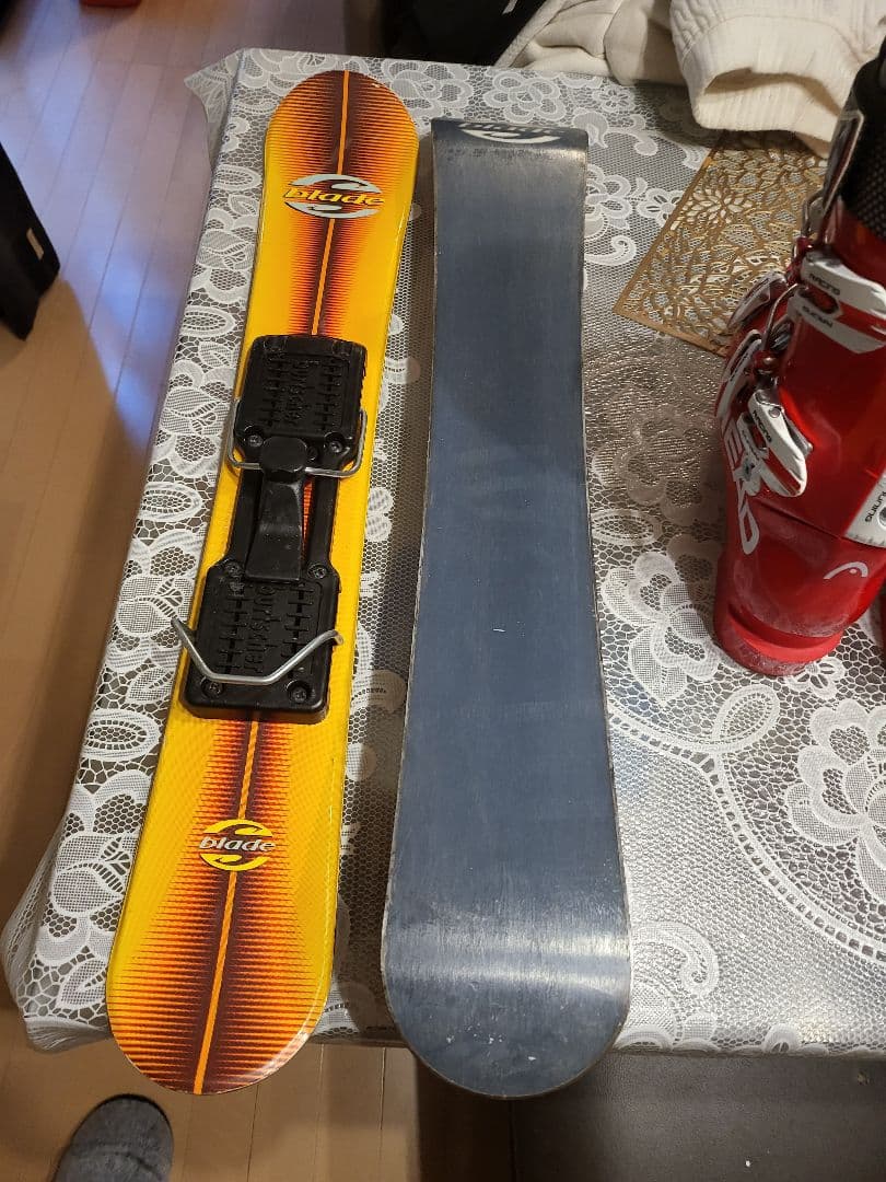 HEAD ブーツとスキー板26.5。