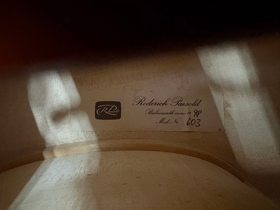 ローデリヒ.ペゾルト　チェロ603中古品