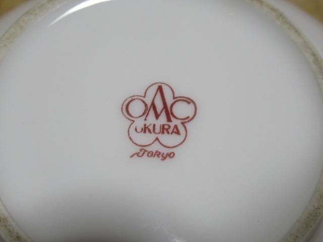 1930年頃◆大倉陶園オールド大倉初期裏印『K』シュガーポットとミルクピッチャー