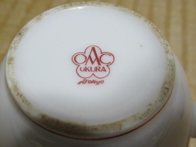 1930年頃◆大倉陶園オールド大倉初期裏印『K』シュガーポットとミルクピッチャー