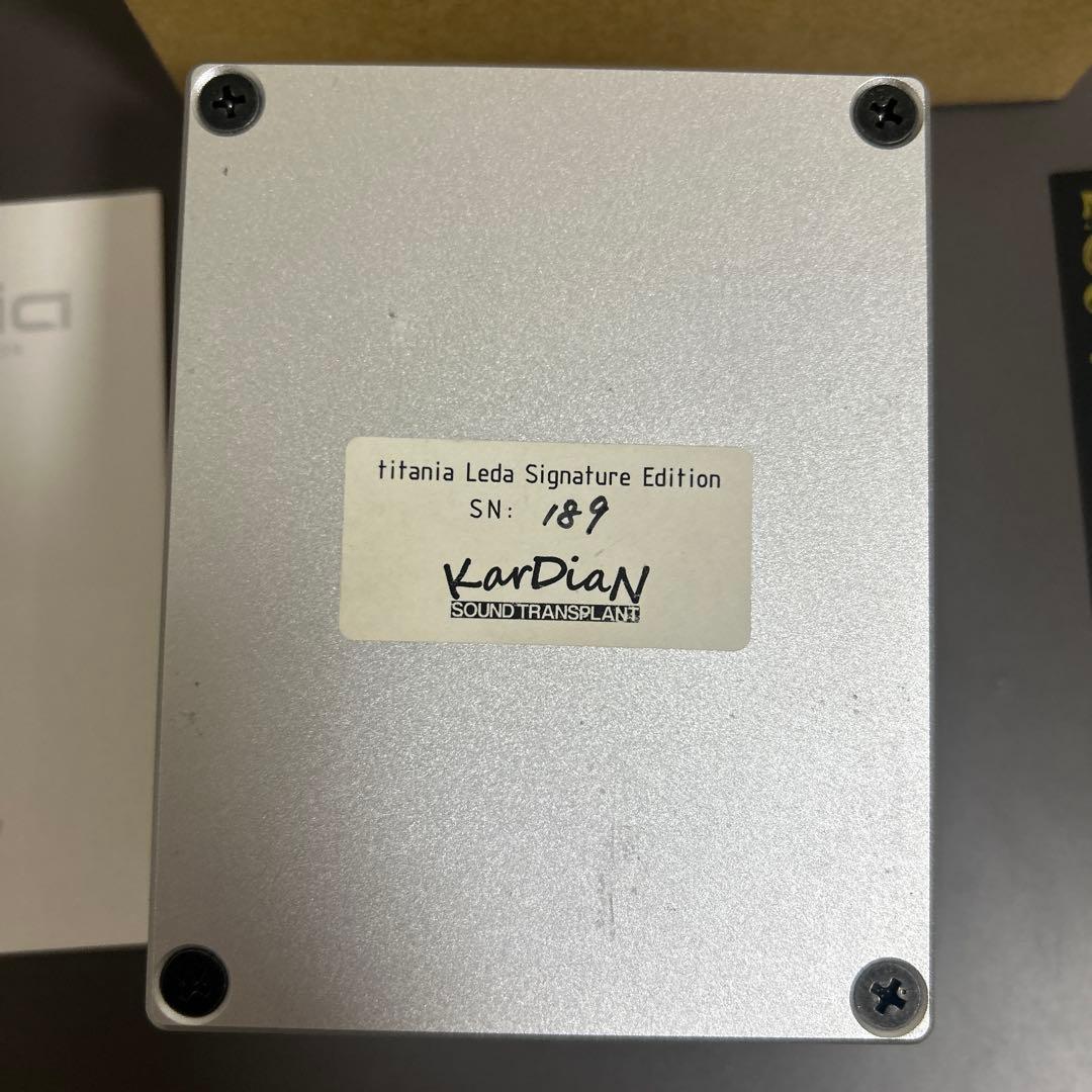 titania KARDIAN エフェクター　カージアン　Leda サイン付