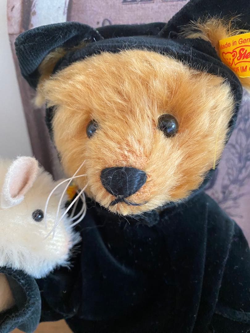 未使用シュタイフハロウィンベア黄色タグ