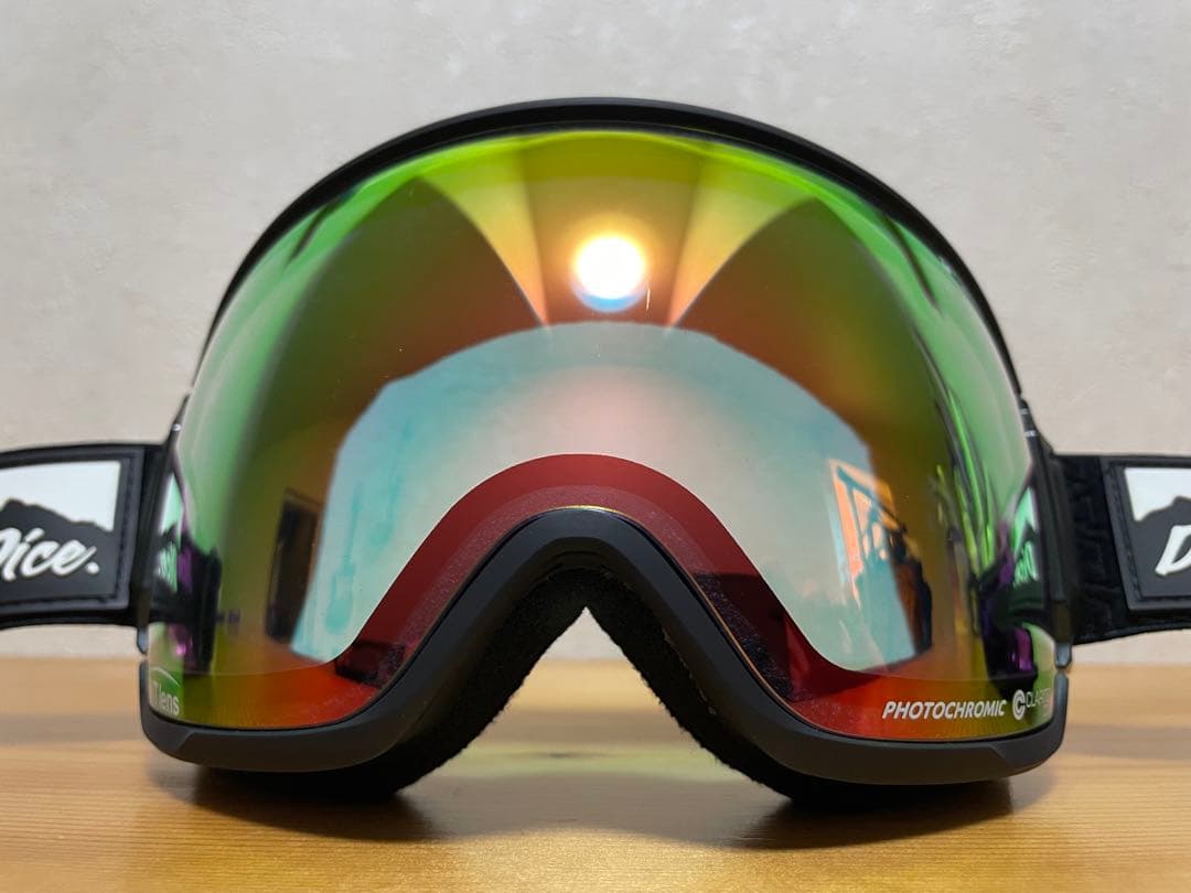 DICE BANK ダイス　バンク　ゴーグル　調光/MIT RED