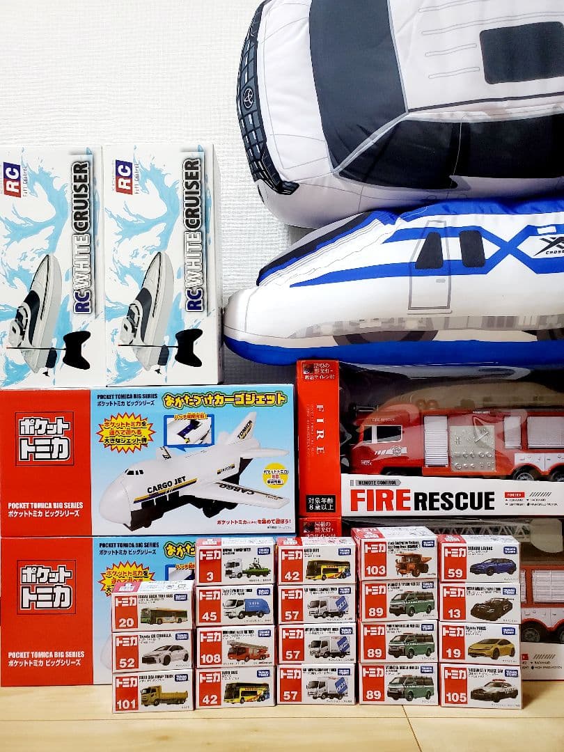 男の子必見！【新品・未使用】トミカや大型車両等・激安超大量まとめ売り祭りセット！