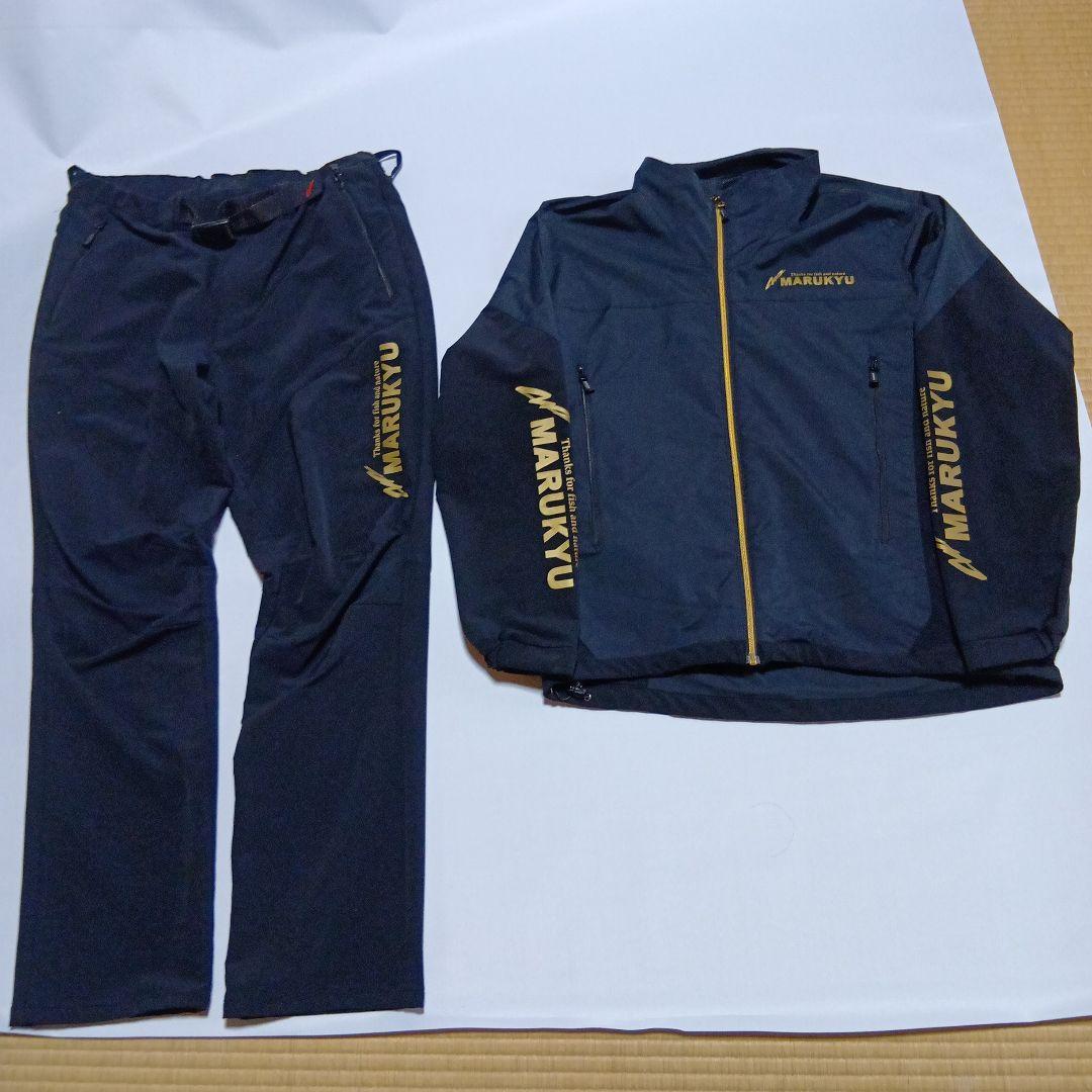 中古マルキュー撥水ストレッチジャケット、パンツMQ-01上下セット　サイズL