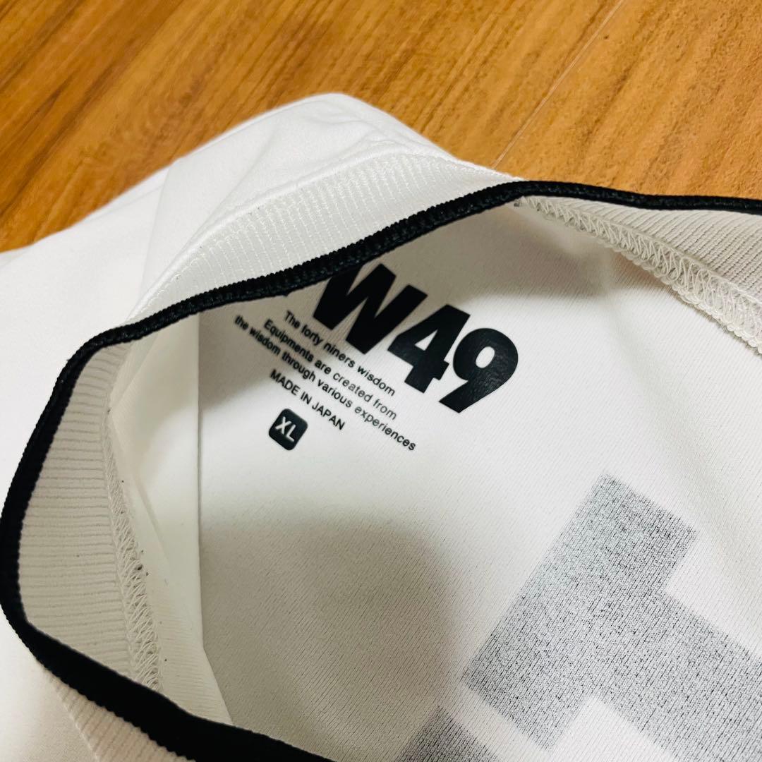 TFW49 モックネック　Tシャツ ホワイト　XL junhashimoto