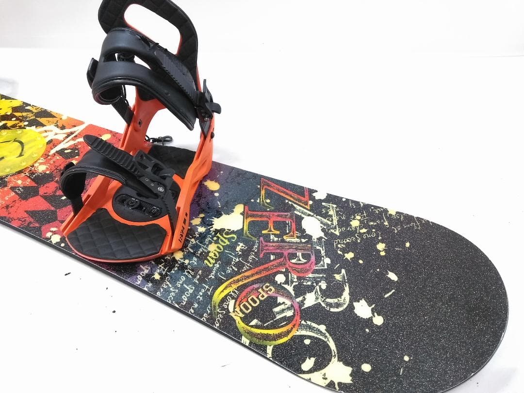 SPOON ZERO 150cm メンズ スノーボード 3点セット ビンL △
