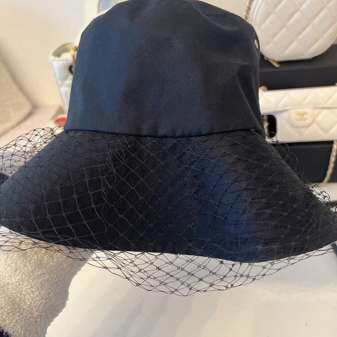 【完売品】　ChristianDior チュール付き　ボブハット