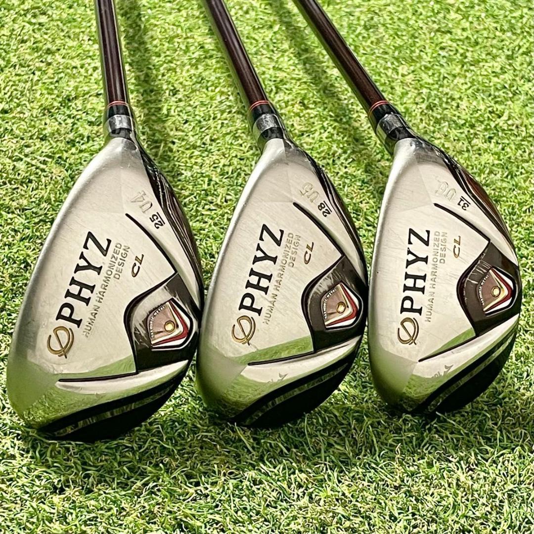 ブリヂストン ファイズ PHYZ CL UT レディース L 3本セット 右利き