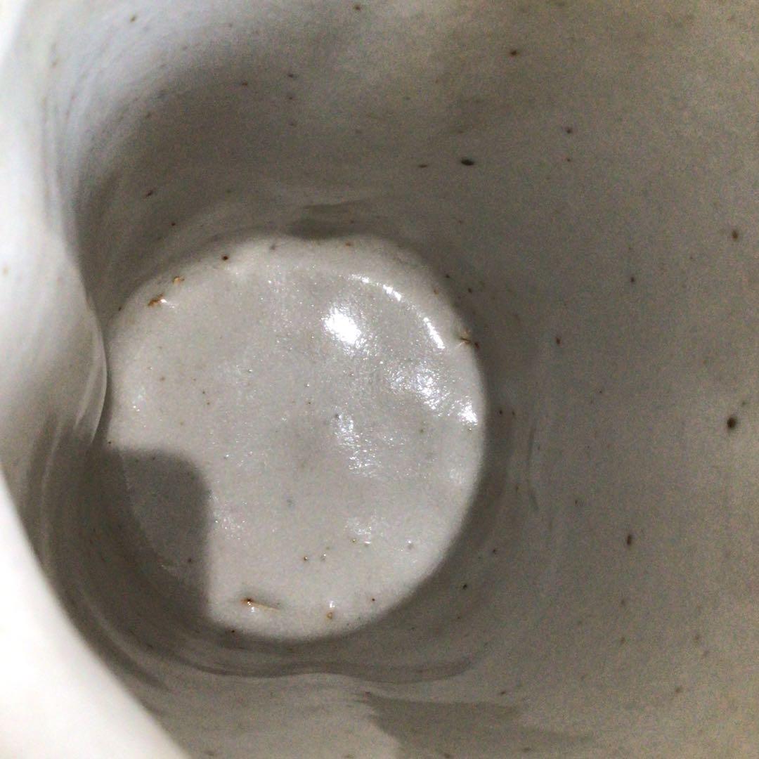 Ｓ１５２　水指　『美濃焼』『矢田正炎造』『志野水指』　共箱　茶道具