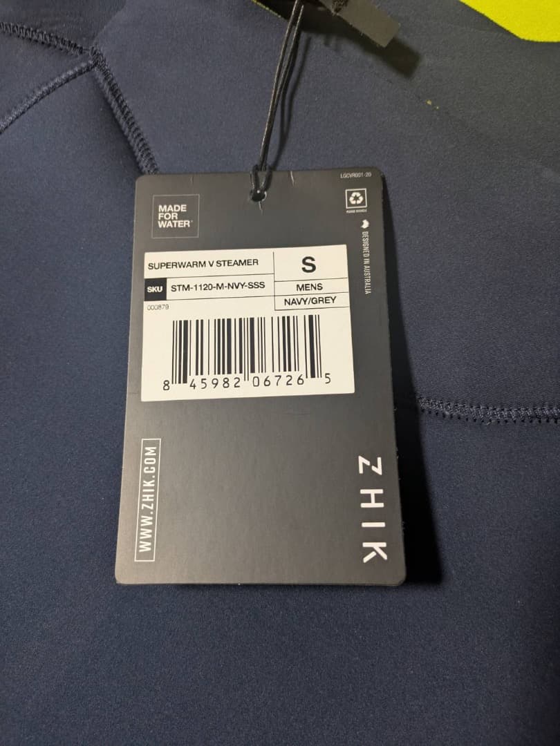 Zhik SUPERWARM V STEAMER Sサイズ ネイビー/グレー