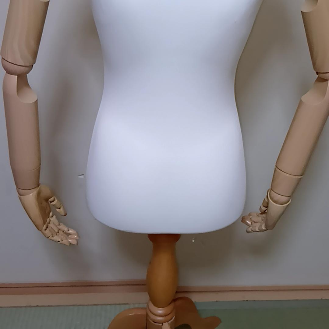 【月末特価】トルソー　レディース　腕付き アーム付き　スタンド付き　マネキン
