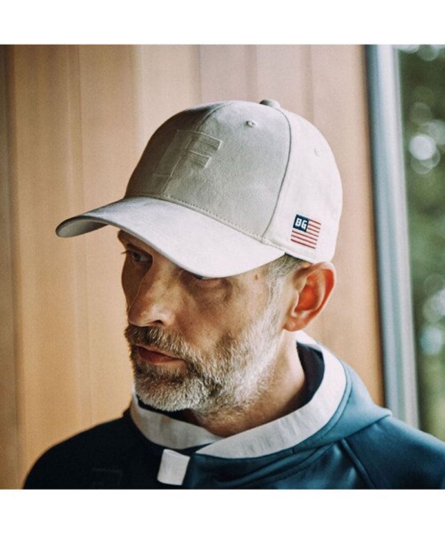 【BRIEFING GOLF】 MENS SUEDE INITIAL CAP
