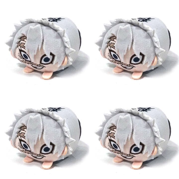 ★新品★鬼滅の刃【不死川実弥】もちころりん★ぬいぐるみマスコット★4点セット