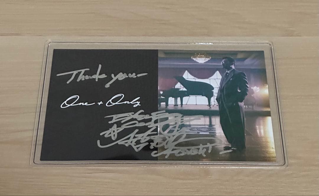 EXILE ATSUSHI 直筆サイン ポストカード ONE&ONLY 非売品