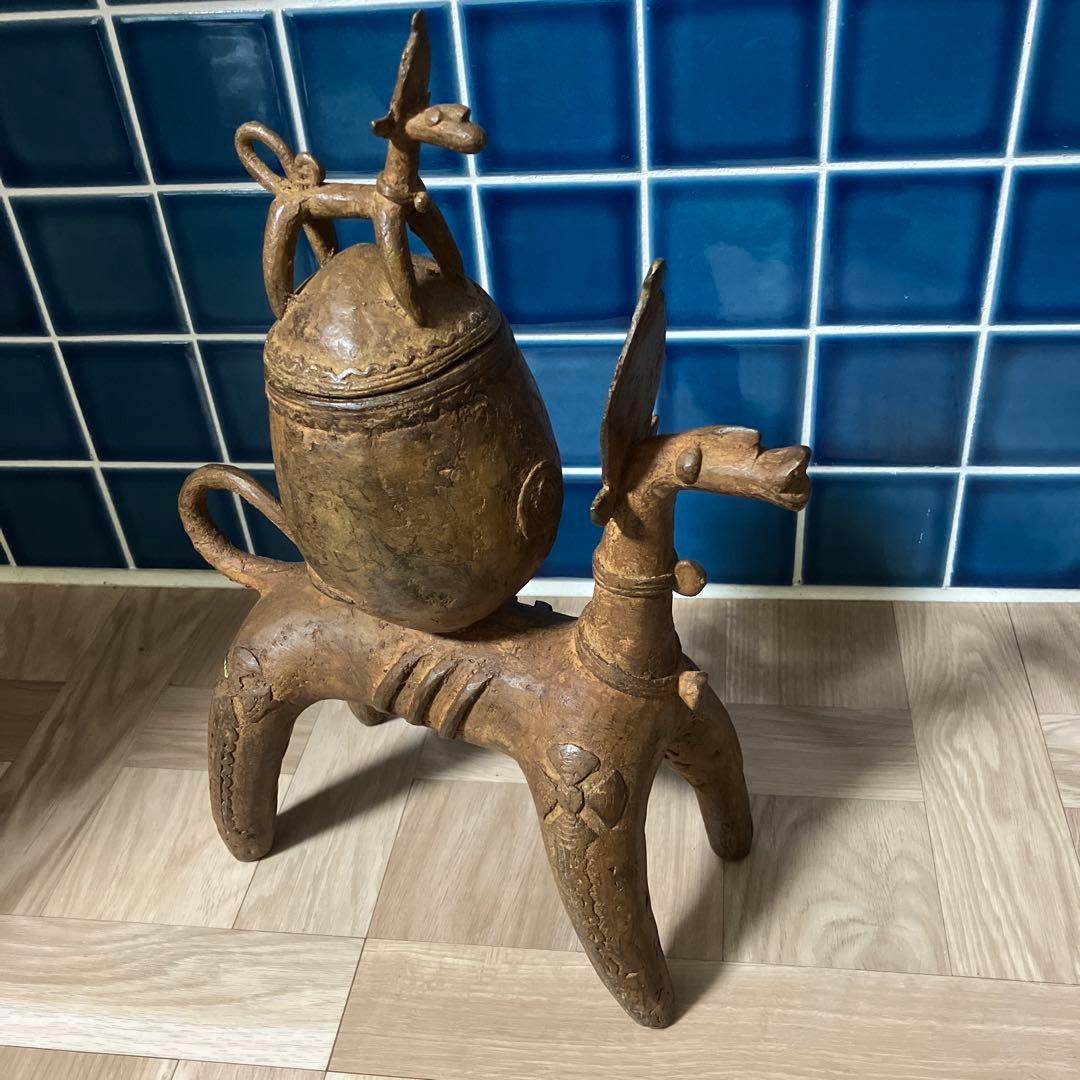 マリ共和国　ドゴン族　金属製オブジェ