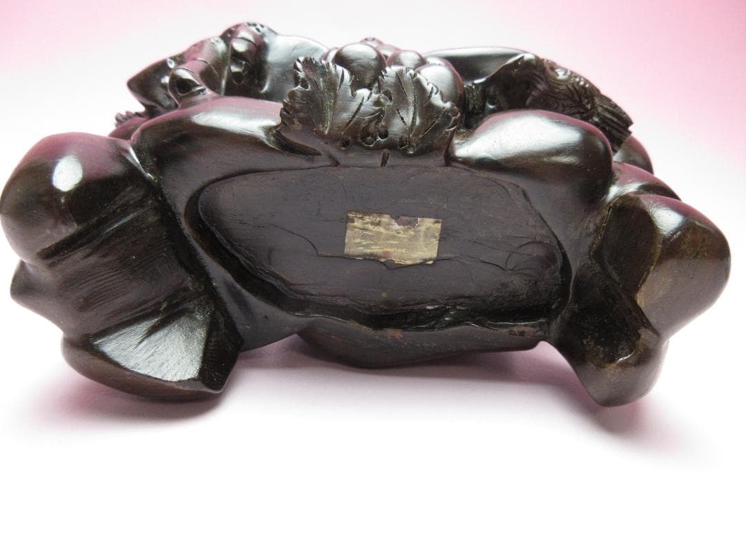 天然ひすい 本翡翠 樹脂含侵なし 葡萄置物 TN111 70728