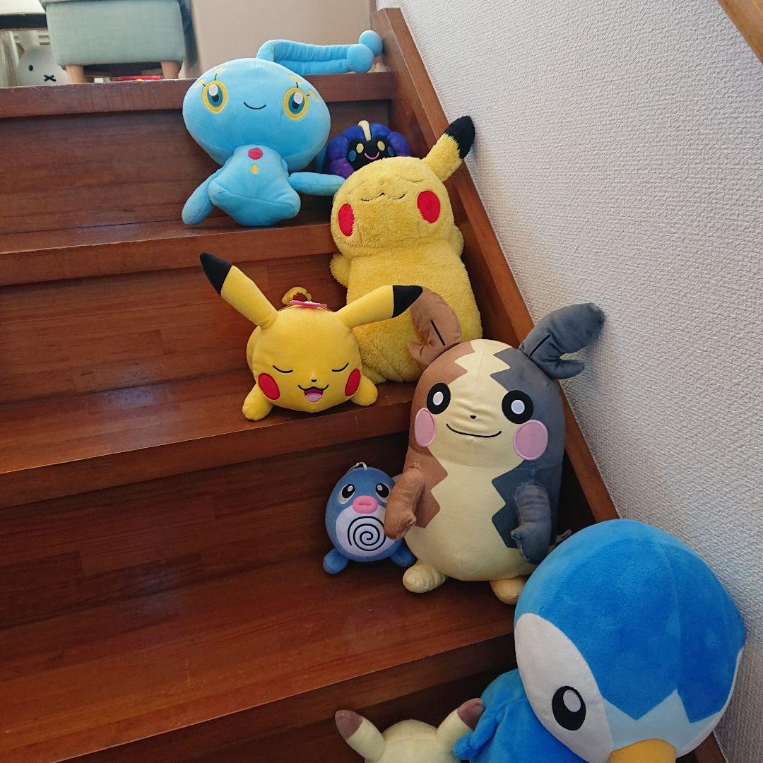 まとめてポケモンぬいぐるみ38体　Pokémonセンターほかで購入収集 でっかい