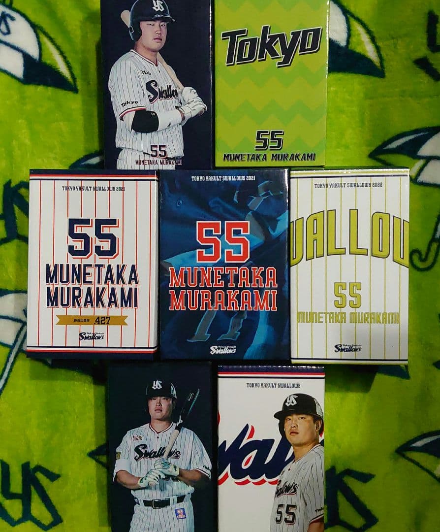 東京ヤクルトスワローズ 村神様ボブルヘッドコンプリート7体セット