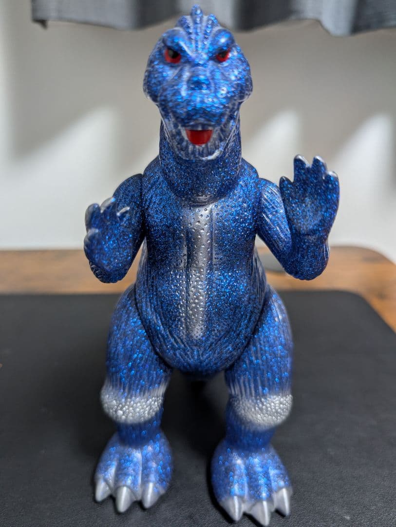 ゴジラ ソフビ マルサン Godzilla 1964 Blue Glitter