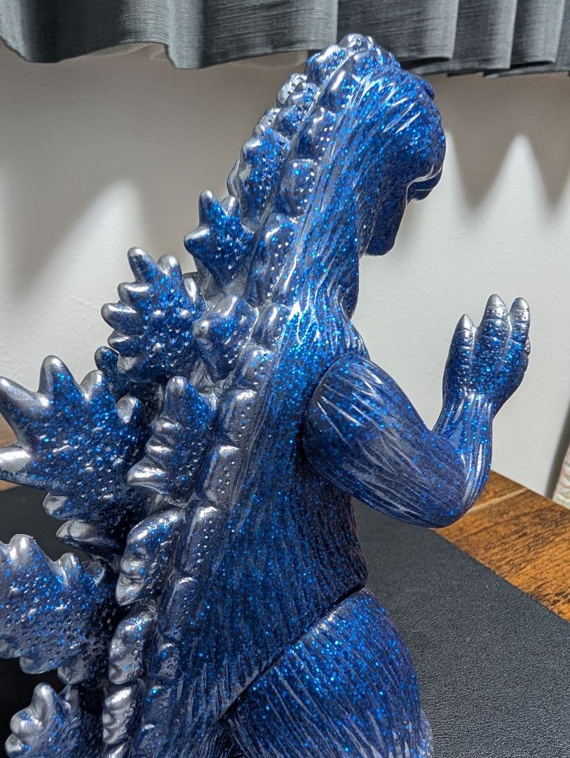ゴジラ ソフビ マルサン Godzilla 1964 Blue Glitter
