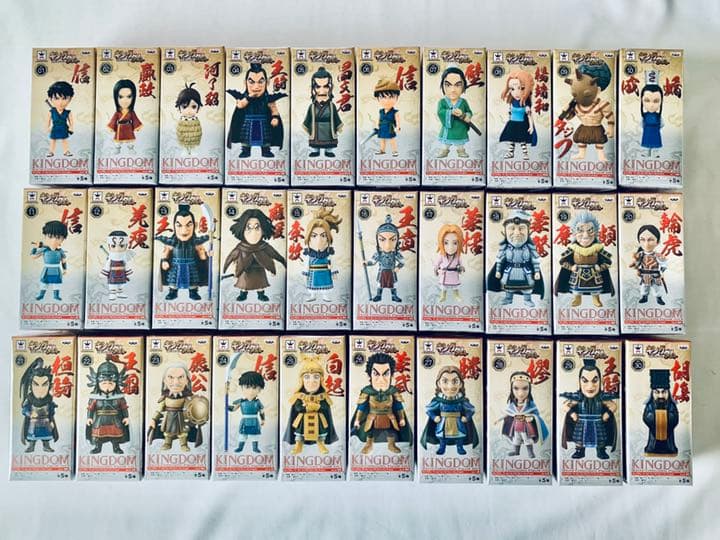 新品未開封キングダム ワールドコレクタブル　全30種 フルコンプ　ワーコレ　王騎