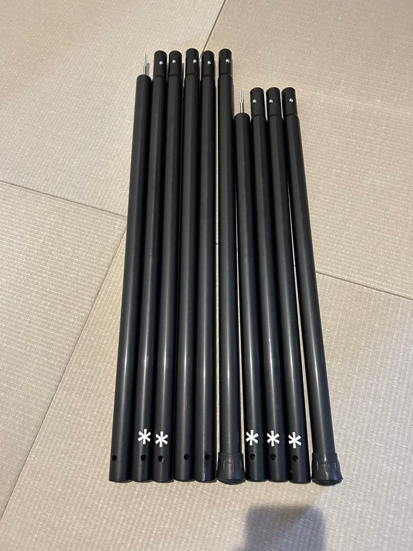 スノーピーク　ウイングポールブラック