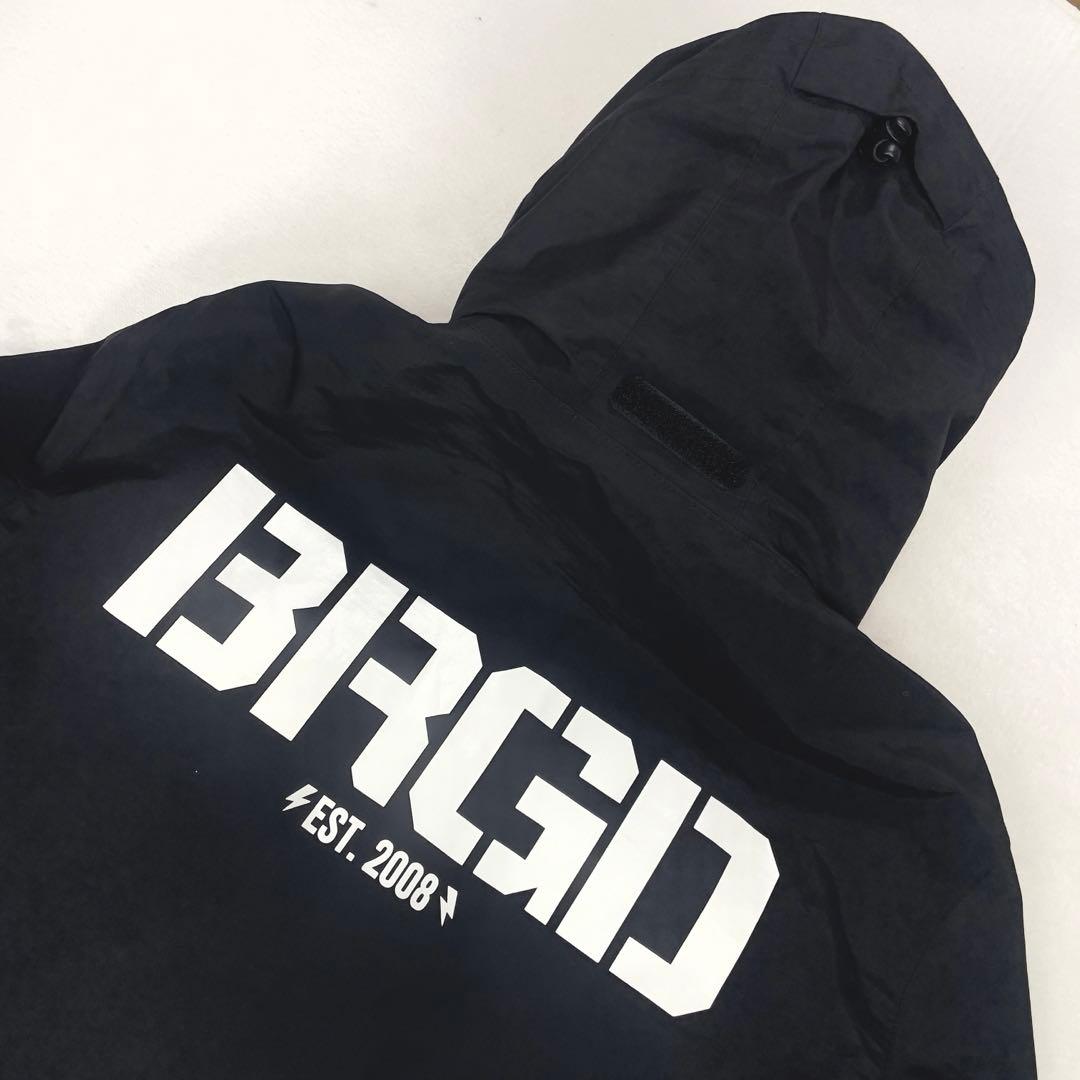 極美品 バスブリゲード× アブガルシア スタンダード レインスーツ M ブラック