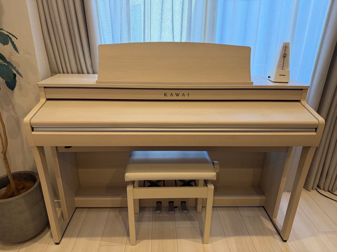 KAWAI 88鍵電子ピアノ ライトベージュ CA49 A