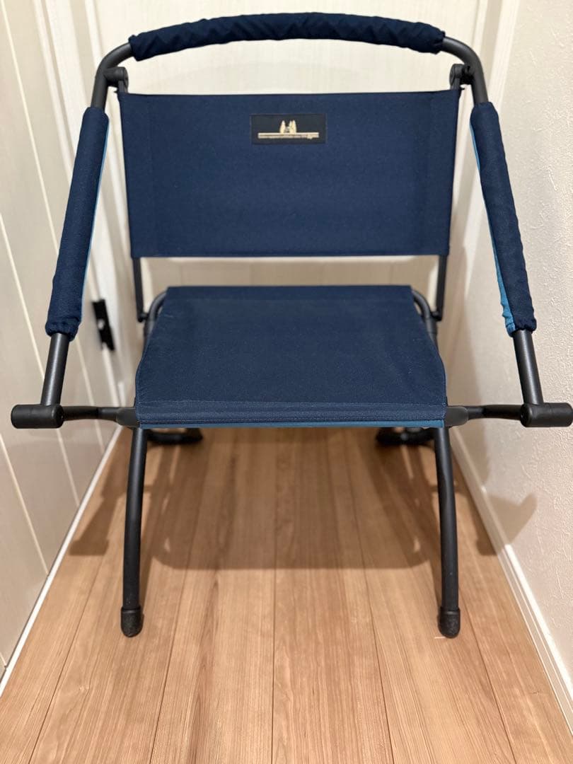 Ogawa ハイ&ロー2ウェイチェア 【ネイビー・ブルー】美品2脚セット