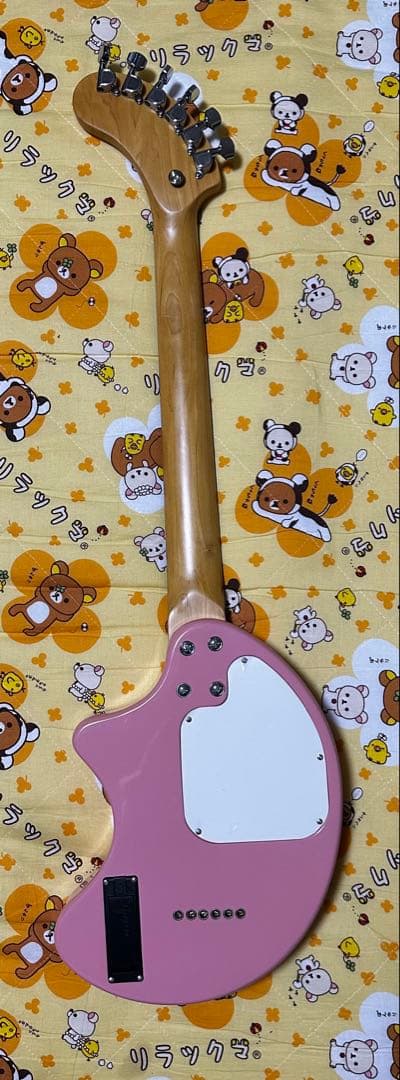 フェルナンデスZO-3 ピンク エレキギター スピーカー内蔵
