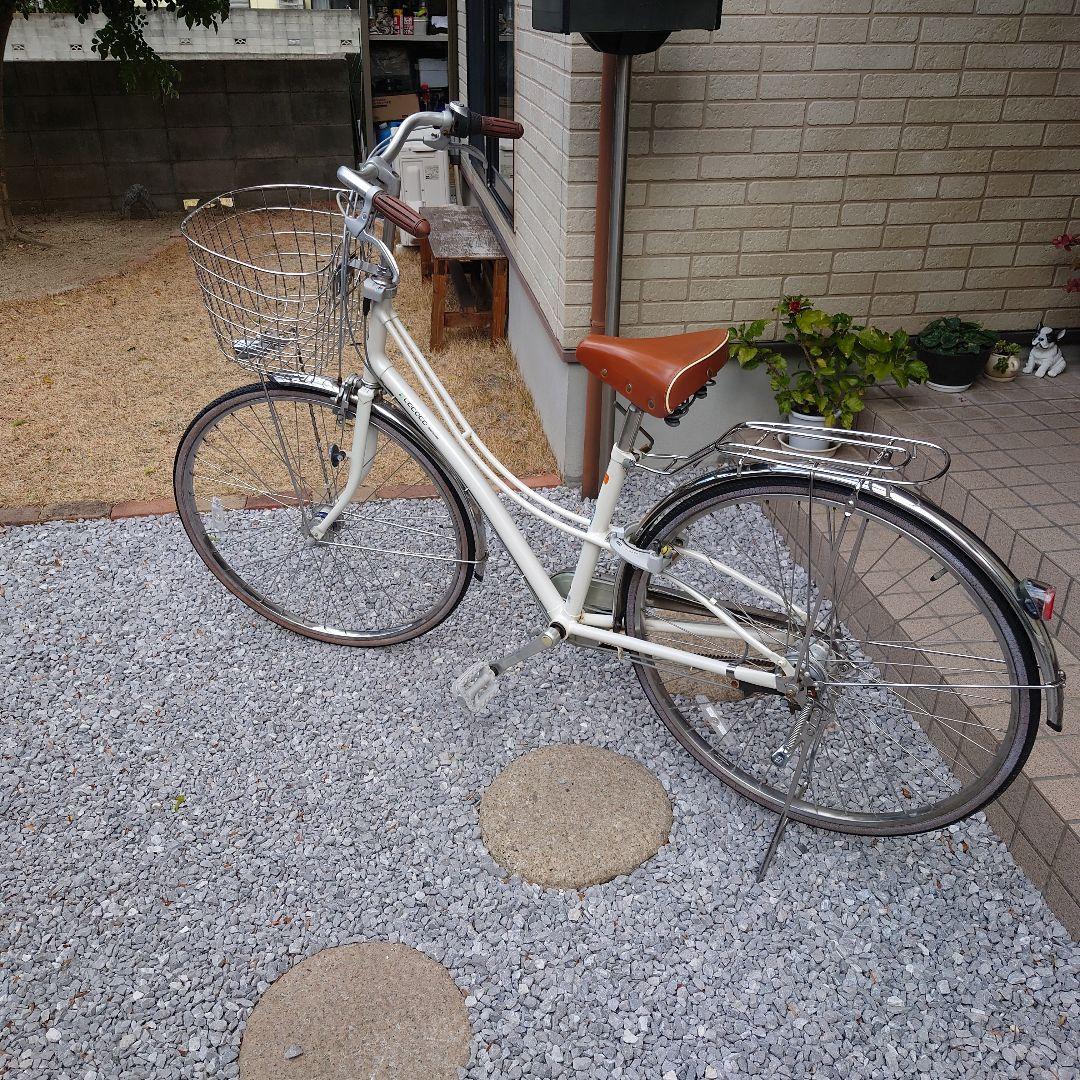 引き取りのみ　LOCOCO シティサイクル ホワイト