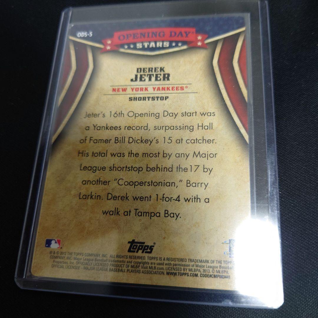 Topps2013 ジーター 3Dカード 美品