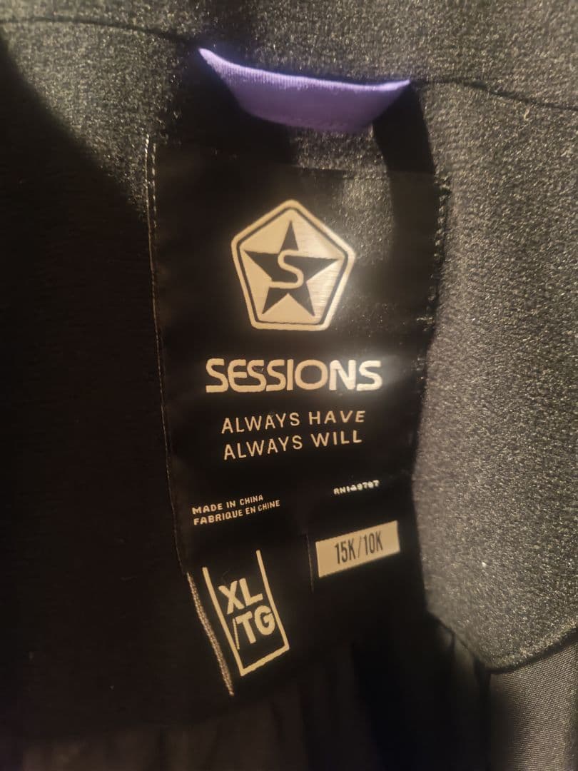 SESSIONS CHAOS PULLOVER JACKET PURPLE　ＸＬ