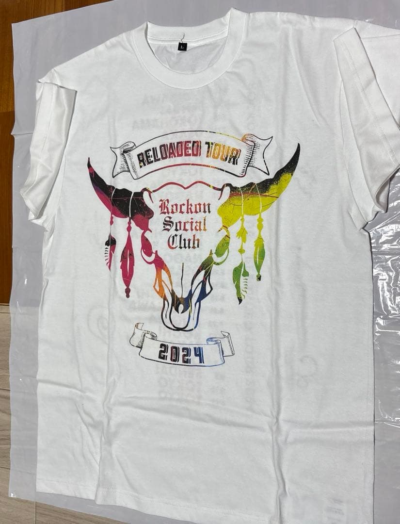 男闘呼組　サイン入りキャップとRockon Social Club Tシャツ