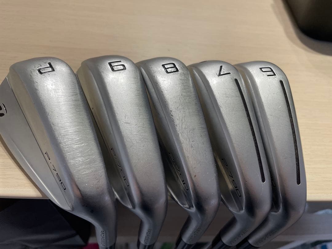 【1/31まで値下げ中】テーラーメイドP790(2023)アイアン5本(6-P)