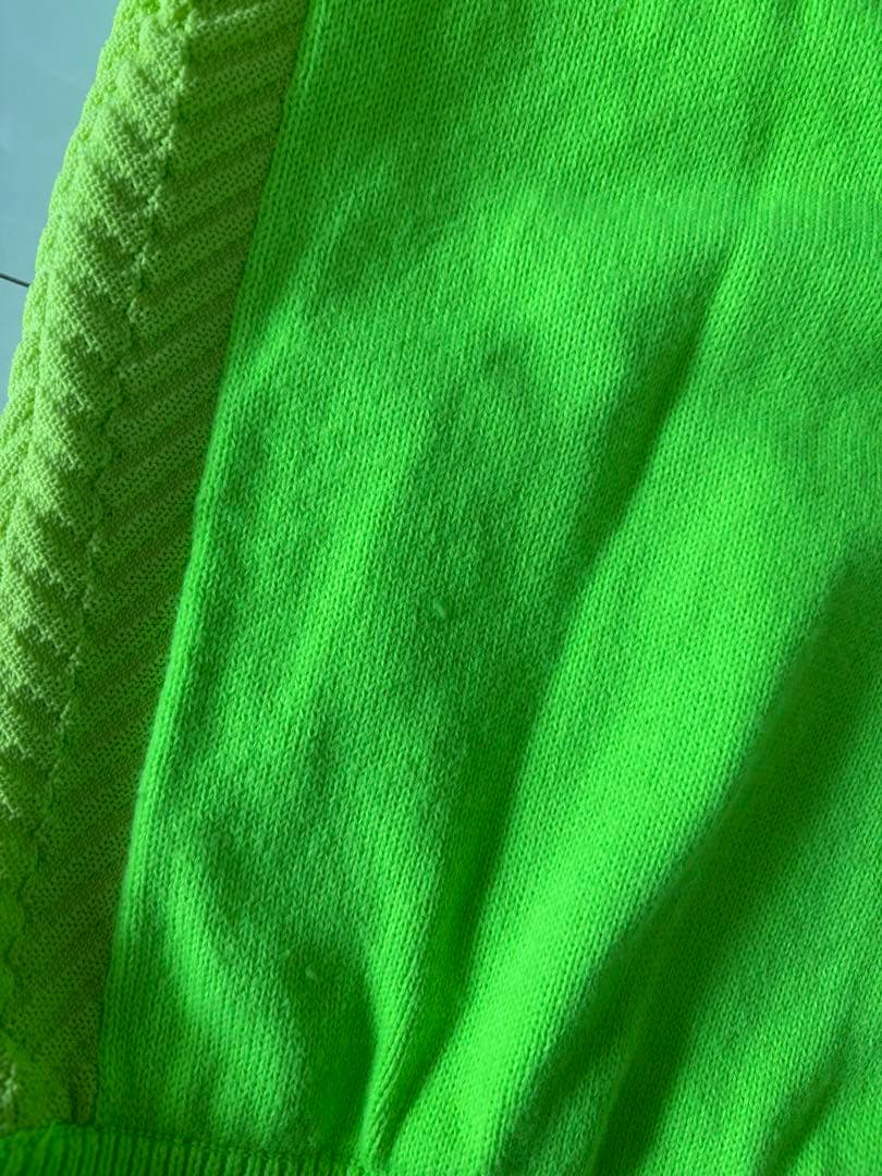 ⭐︎PEARLY GATES ☆ アウター 蛍光イエロー ナイロンセーター