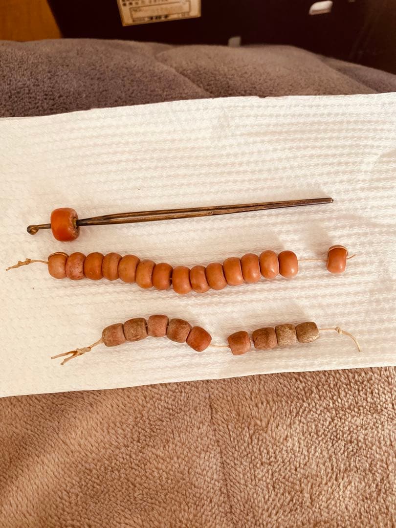 MD　簪　珊瑚　根付け　当時物