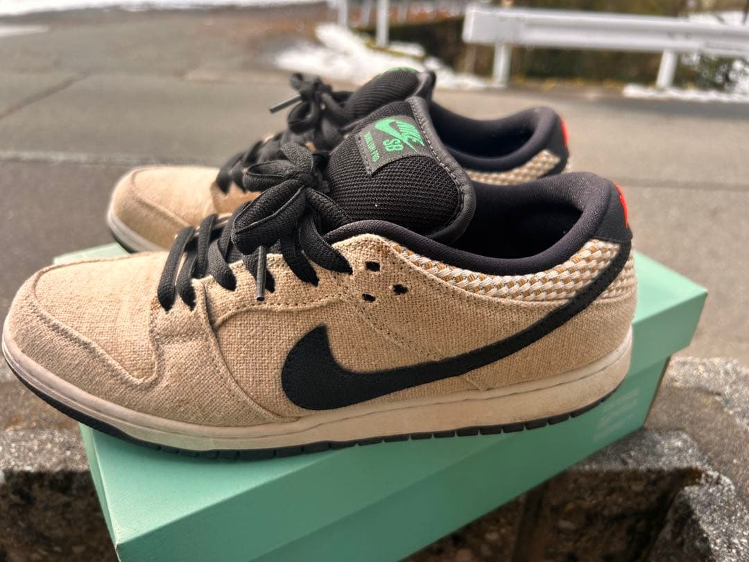 スケートボード NIKE SB DUNK LOW PREMIUM 420 HEMP 27.5cm
